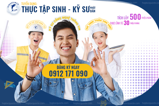 CEMA tuyển dụng nam nữ thực tập sinh Nhật Bản 2022