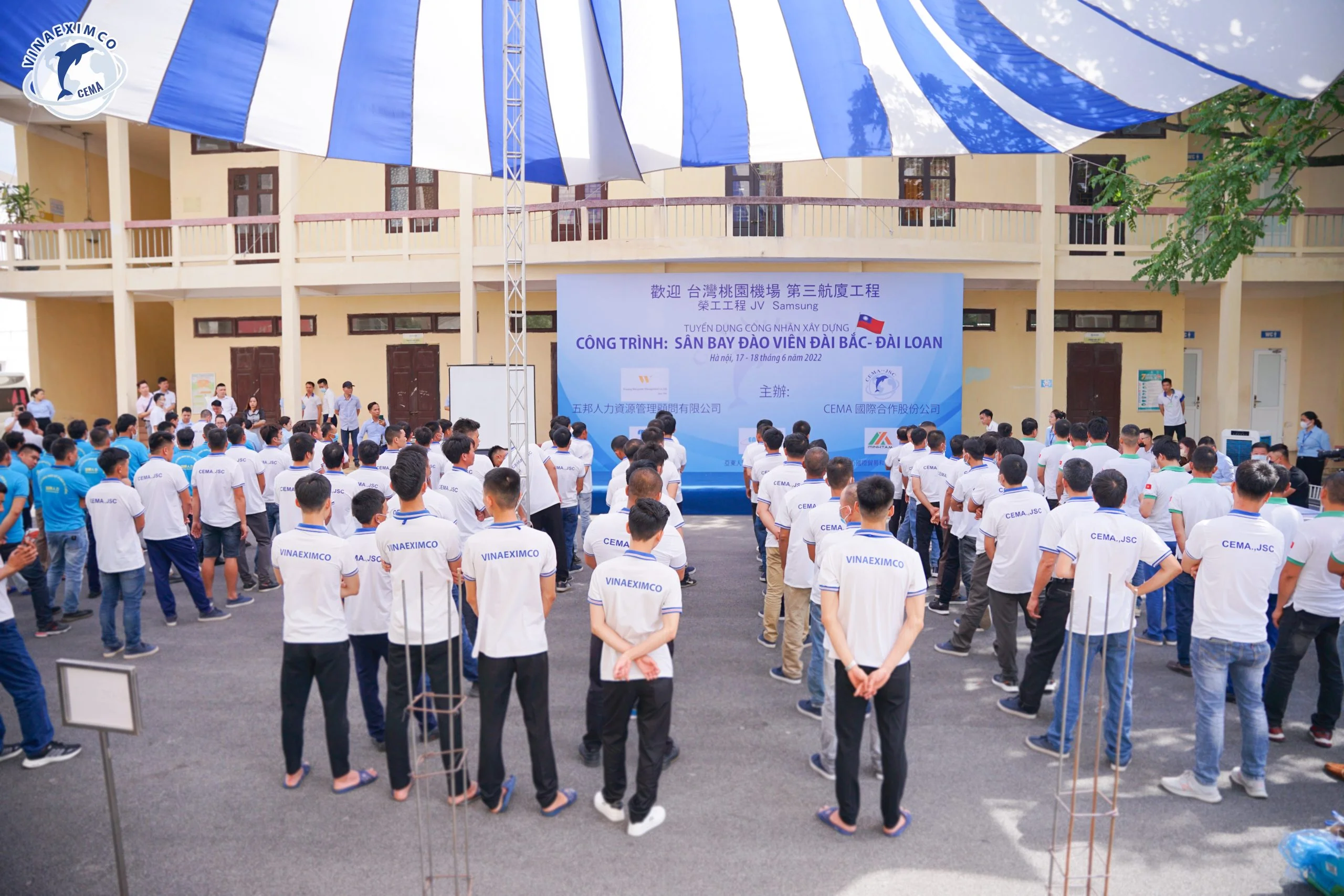 Hình ảnh tuyển dụng xây dựng Đài Loan tại Cema 17-18/6