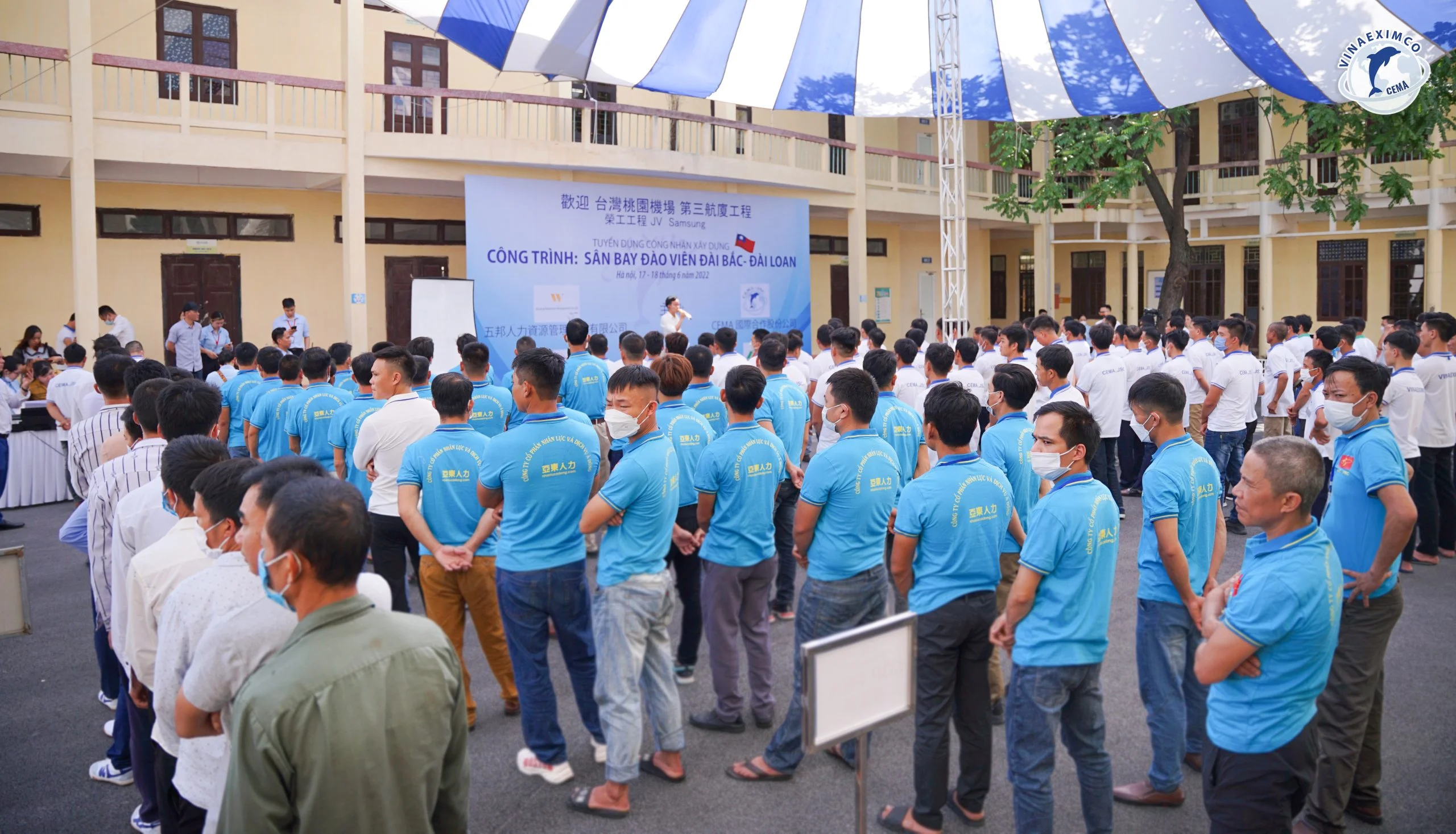 Hình ảnh tuyển dụng xây dựng Đài Loan tại Cema 17-18/6
