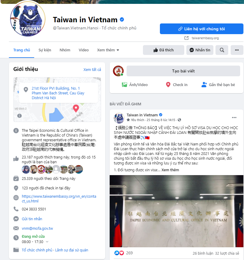 Văn phòng kinh tế và văn hóa Đài Bắc thông báo mở cửa cho du học sinh nước ngoài nhập cảnh vào Đài Loan từ 25/8/2021