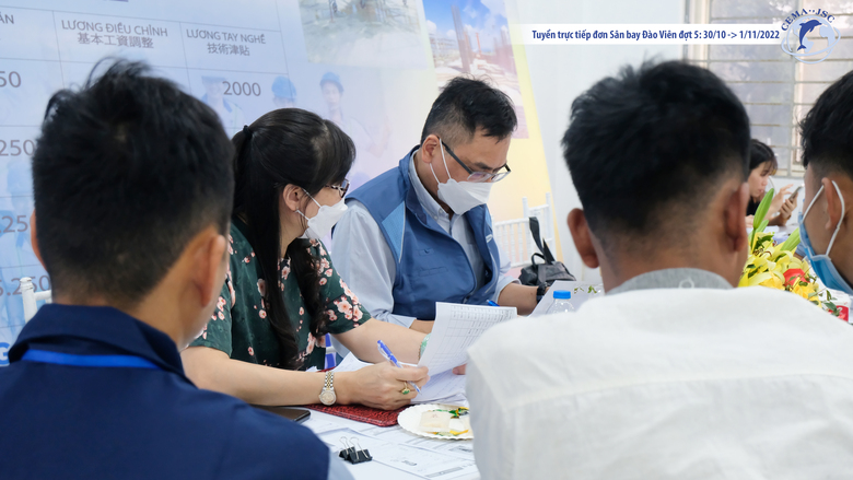 Tuyển trực tiếp công trình xây dựng Vinh Công (Đài Loan)